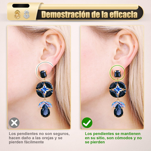 4 Pares De Levantadores De Orelha Ajustáveis, Costas De