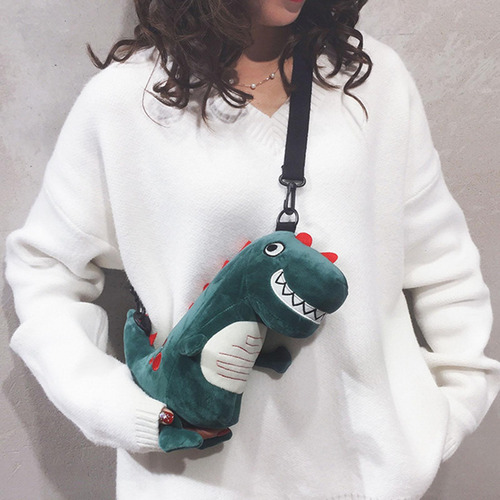 Bolso De Hombro De Dinosaurio Para Mujer, Bolso De Hombro