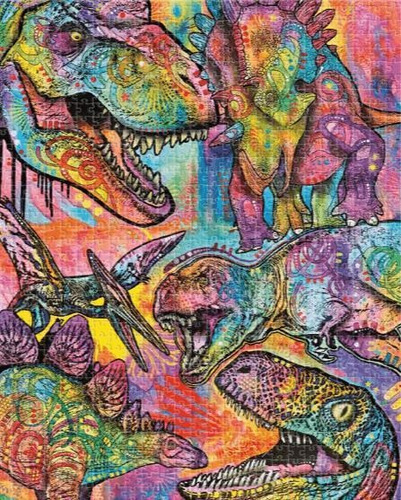 Imagen 2 de 2 de Dean Russo: Dinosaurios, Rompecabezas, 500 Piezas