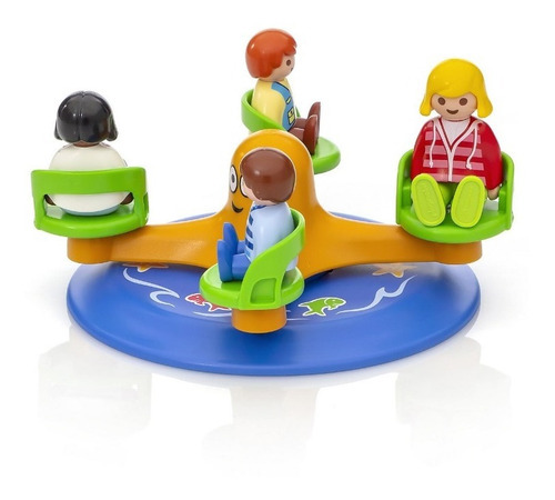Playmobil Linea 1 2 3 - 9379 Calesita Infantil Carrusel
