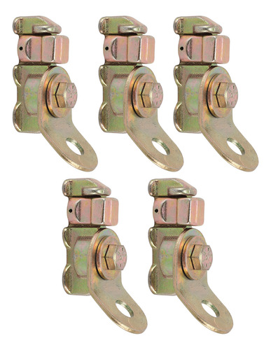 Cargo Control L Track Double Stud Fitting 5pcs Carbon Steel