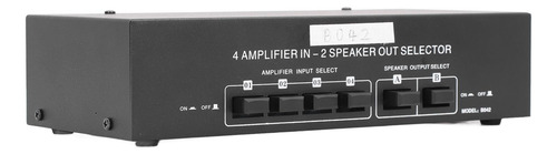 Selector Pasivo De 4 Amplificadores En 2 Salidas De Altavoz