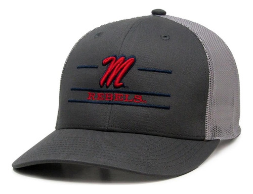 Gorra Camionero Gris Ole Miss Rebels Gorra Camionero Malla Y