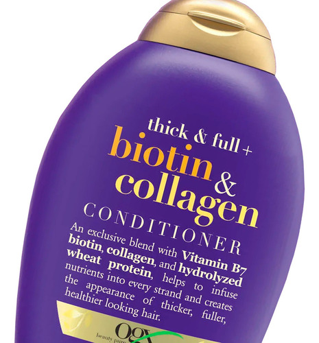 Ogx Biotin & Collagen Acondicionador Con Colágeno X 385ml 3c