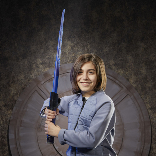 Hasbro Sable de luz electrónico personalizable Sable Oscuro Azul