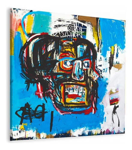 Canvas | Mega Cuadro Decorativo | Basquiat | 120x120