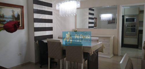 Imagem 10 de 30 de Apartamento Com 3 Dormitórios À Venda, 140 M² Por R$ 740.000,00 - Canto Do Forte - Praia Grande/sp - Ap0855