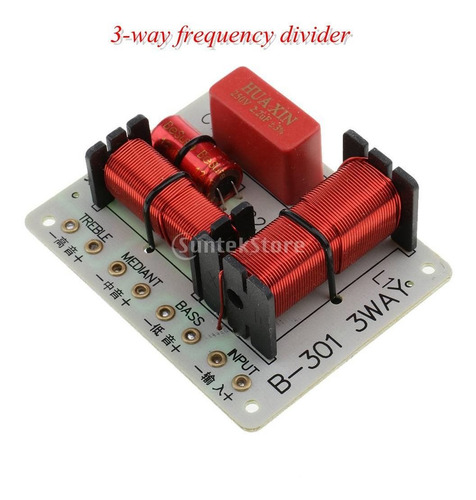 Imagen 2 de 10 de Divisor De Frecuencia De Filtros Cruzados De 3 Vías B-301