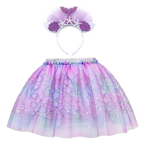 Amzbarley Vestidos De Falda De Lentejuelas Para Niñas Disfra