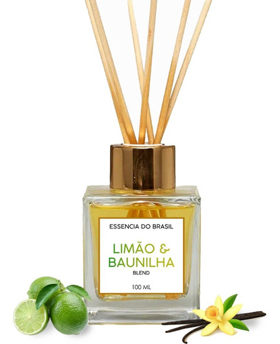 Difusor Óleo Essencial Limão E Baunilha 100ml