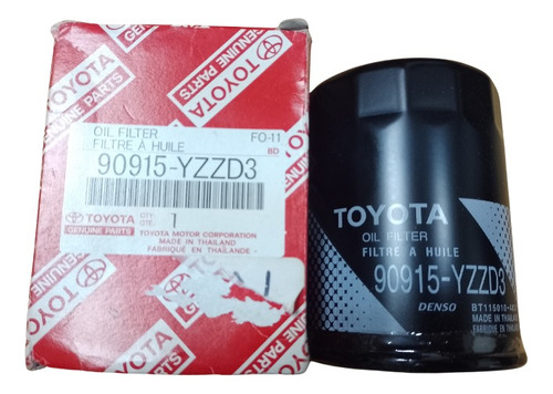 Filtro Aceite Fortuner 2011 2012 2013 2014 2015 Original