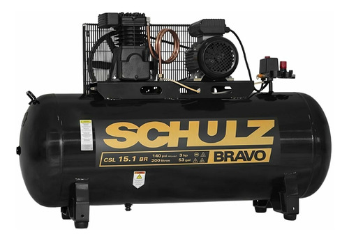 Compresor De Aire Eléctrico Schulz Bravo Csl 15.1 Br/200 3hp