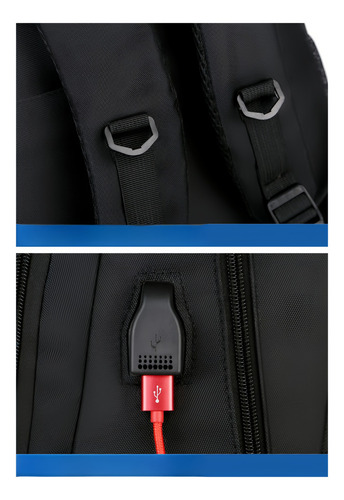 Mochila Escolar Grande Primaria Secundaria Usb Liviana