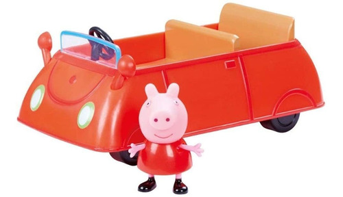 Brinquedo Veículos Da Peppa Pig - Carro Vermelho  - Sunny