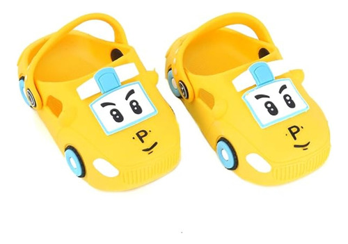 Sandalias Chancla Comodas Con Diseño De Carritos Para Niños