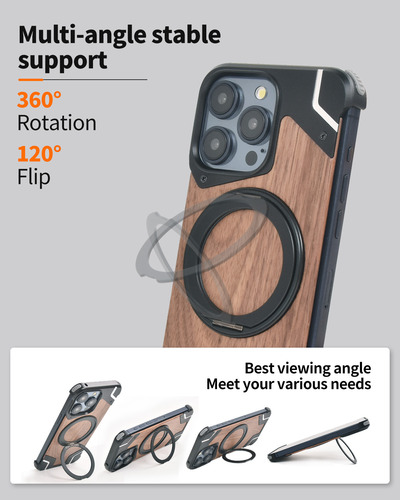 Capa Walnut Para Celular Apple 16promax