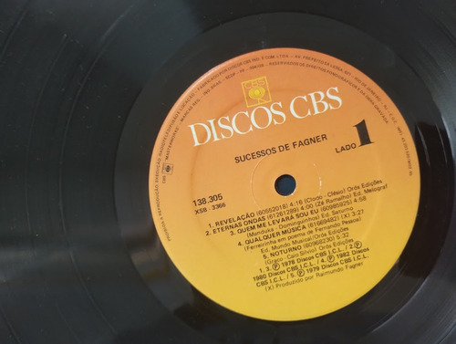 Lp Fagner - Cartaz Sucessos 12 Vinil 1986