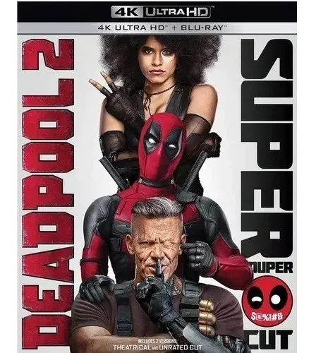 Deadpool 2  Película Blu-ray 4k Uhd Español Edición Súper