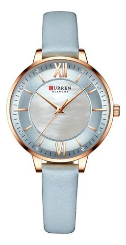  Reloj Marca Curren Modelo 9080 Elegante De Lujo Para Damas