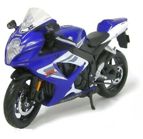 Maisto Suzuki Gsx-r750 1/12 Azul Modelo Fundido A Troquel [u