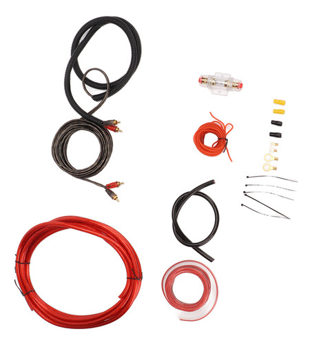 Kit De Cableado 4 Calibre Cable De Coche Amplificador Instal