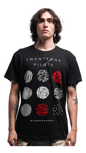 Camiseta Twenty One Pilots Blurryface Rock Activity 