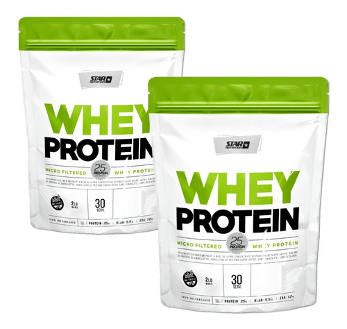 2 Whey Protein 2 Lbs Star Nutrition