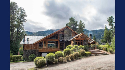 Imagen 2 de 19 de Venta Hostería Con Costa De Lago, 1600m2, Lote De 2300m2 En Bahía Manzano, Villa La Angostura