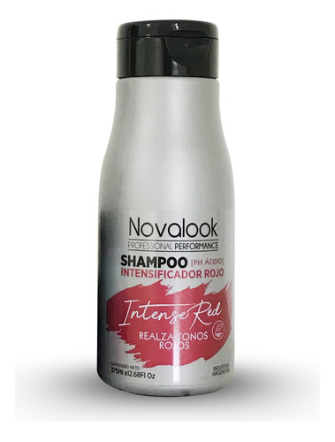 Shampoo Rojos Intensificador Realza Rojos Novalook 375ml