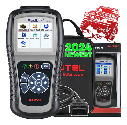 Maxilink Ml519 Obd2 Escáner, Modo Mejorado 6 Lector De...