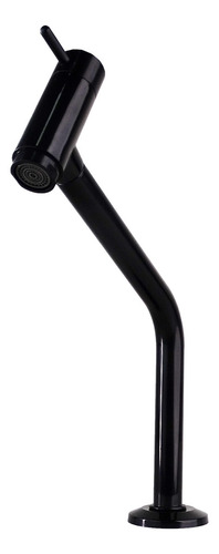 Torneira Link Cuba Lavatório Preto Abs 1/4 De Volta 3040