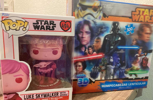 Paquete Star Wars (funko Luke Skywalker Más Rompecabezas)