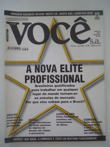 Você Sa #36 A Nova Elite Profissional