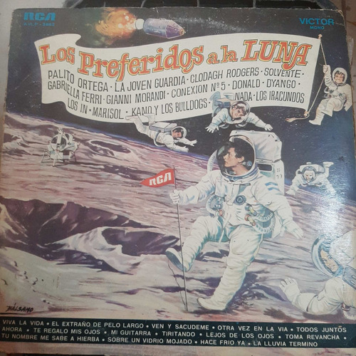 Vinilo Los Preferidos A La Luna H Cp2