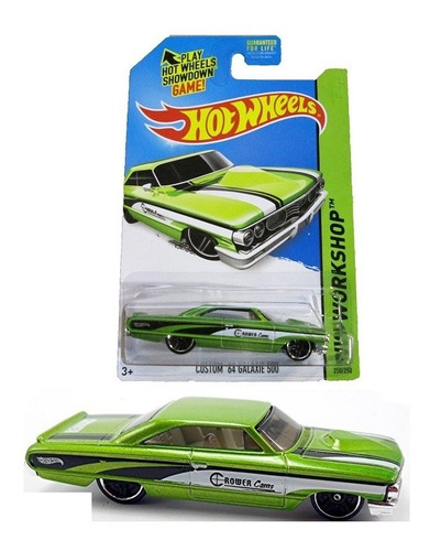 Carro Hot Wheels Custom 64 Galaxie 500 Colección 