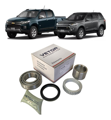 Kit Rolamento Roda Traseira S10 Trailblazer 2012 A 2017