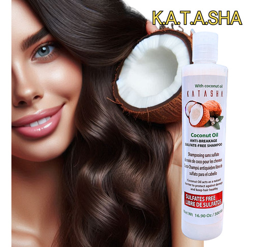 Shampoo Coconut Oil Hidratación Y Brillo Con Aceite De Coco