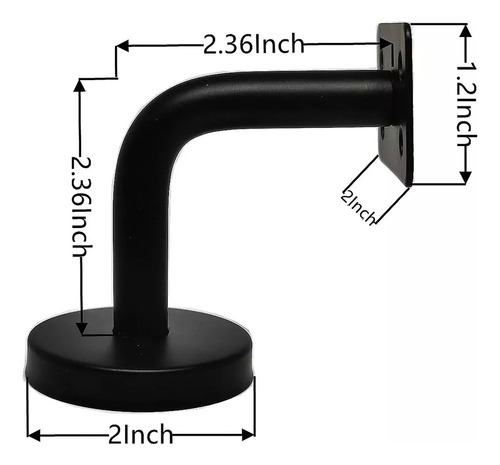 Juego De Soportes D/acero Inoxidable Para Pasamanos/barandal