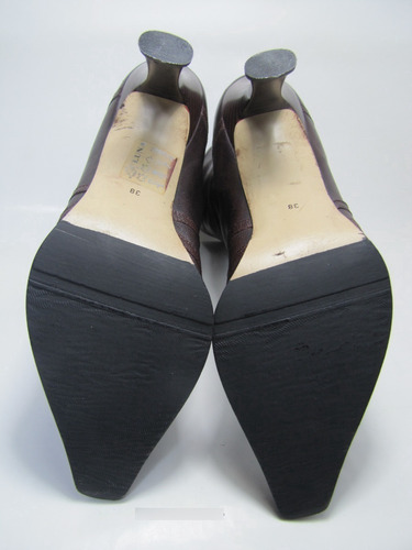 Botas Zapatos Basement Cuero Talla 38 Elegantes (Usado)