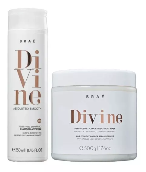 Braé Kit Divine Shampoo 250ml + Máscara 500gr