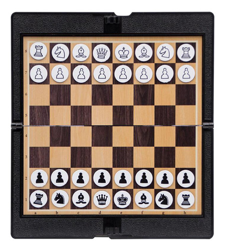 Juego De Ajedrez Plegable De Tamaño Pequeño 2x. Cartera