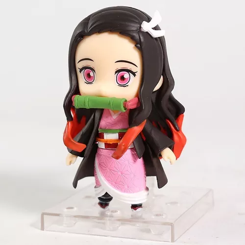 Kimetsu não yaiba nezuko figura de ação 1194 modelo de brinquedo anime demon  slayer nezuko estatueta brinquedos bonitos 100mm / Brinquedos E Hobbies ~