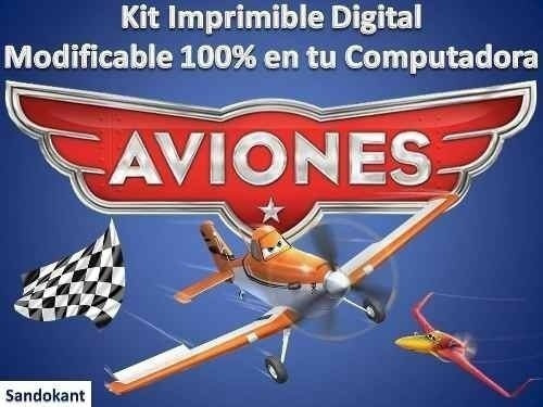 Kit Imprimible   Fiesta De Aviones