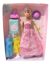 Comprar Muñeca Tiny Fantasy Muñeca Vestido Rosa Con Accesorios