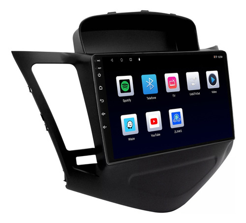 Multimidia Cruze 12/16 9p Adak G2 Android Carplay 2gb 64gb