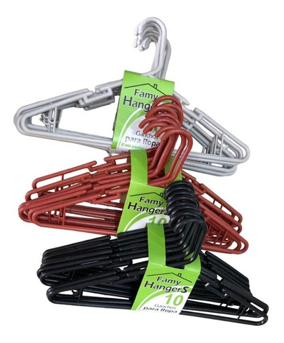 Gancho Para Ropa Hangers Bulto Con 200 Piezas En Colores