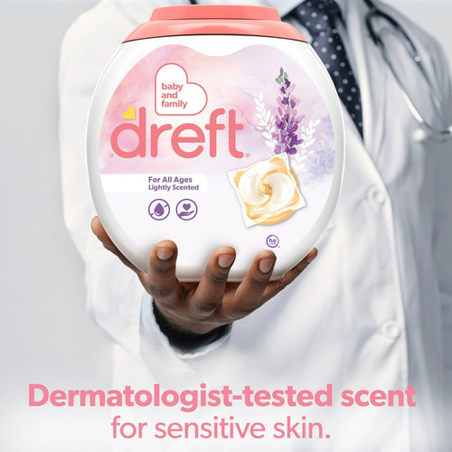 Dreft Lightly Scented He Compatible Laundry Detergent 36 Oz