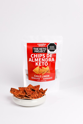 Chips De Almendra Keto Chile Limón 100g Sin Gluten Snack