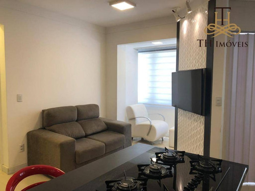 Apartamento Reformado E Mobiliado De 1 Dormitório, Na Avenida Central, 01 Vaga Privativa De Garagem, Em Balneário Camboriú/sc - R$480.000,00 - Ap0051
