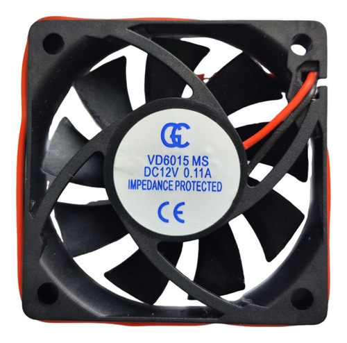 Mini Cooler 60mm Ventilador 60x60x15mm 12v Dc